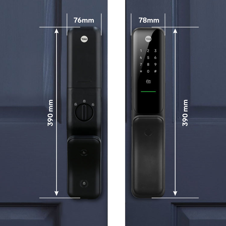 Yale Kyra Pro Smart Lock with fingerprint, PIN, RFID, Manual Key, App ...