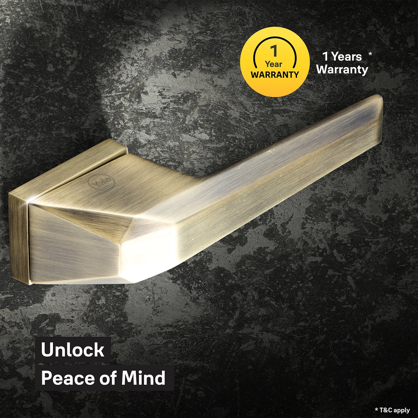 YMEL Lever handle and Mortise lock set