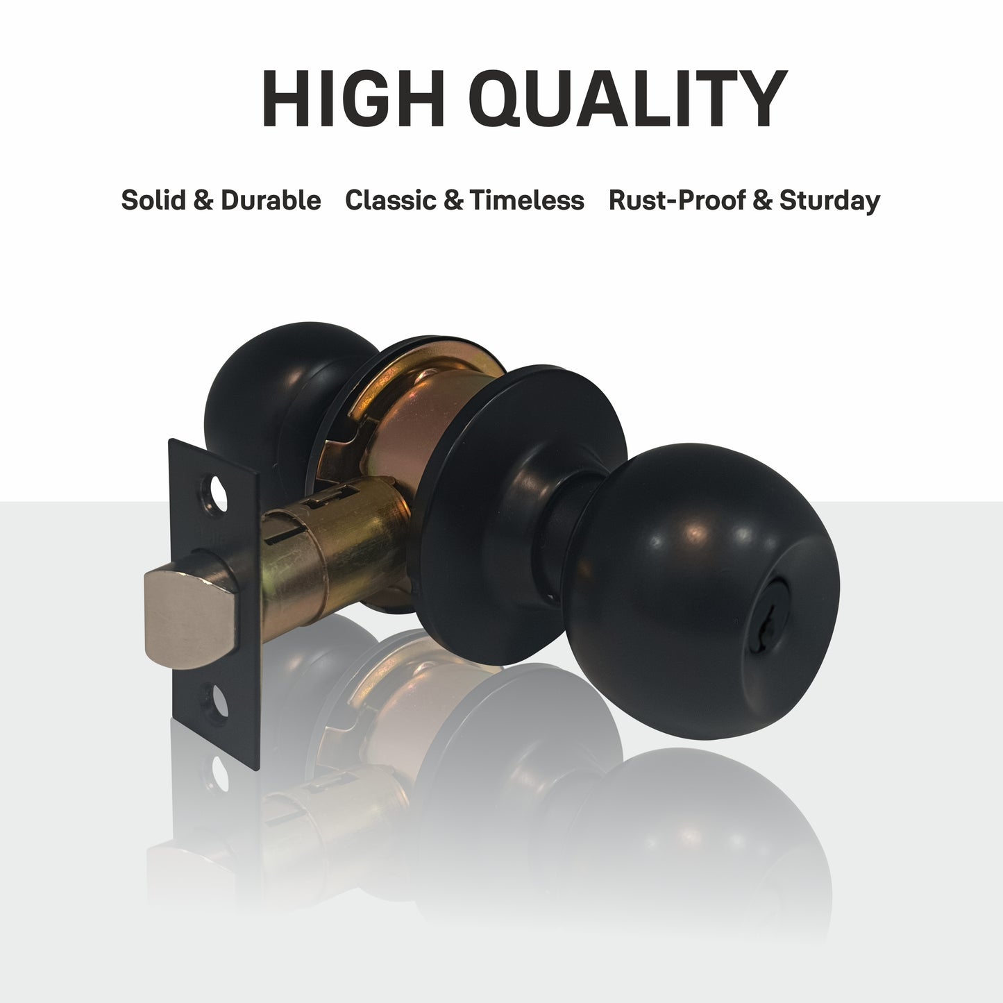 CA5127 US 19 Knobset- 60/70mm B/S, Bathroom (Black)