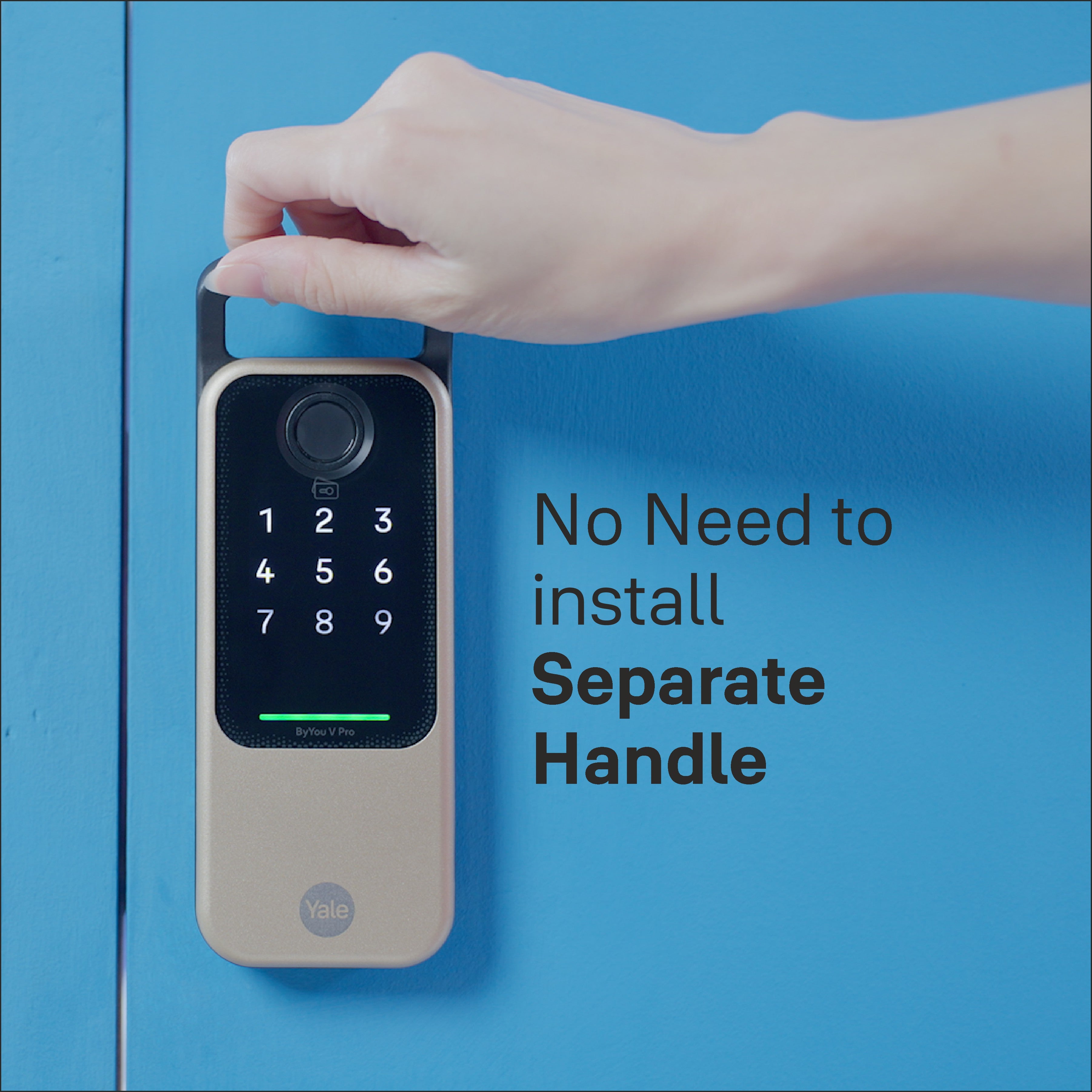 ByYou V Pro Smart Door Lock with 5 Way Unlocking Fingerprints, In