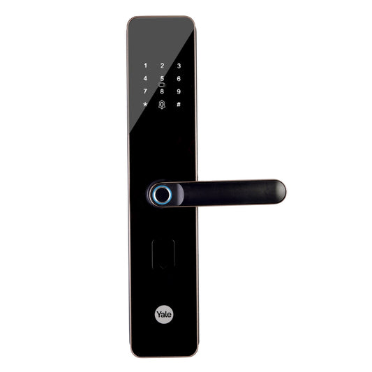 YDME 100NXT brown digital lock with 4 way unlocking