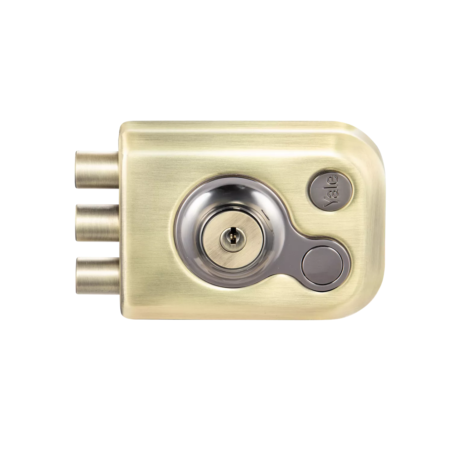 Kratos RIM lock both side keys Antique Brass tribolt lock