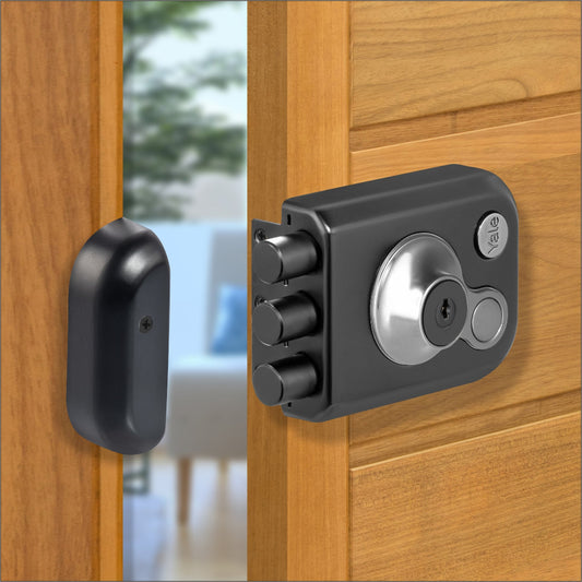 Yale Kratos RIM Lock for main doors in Black matt