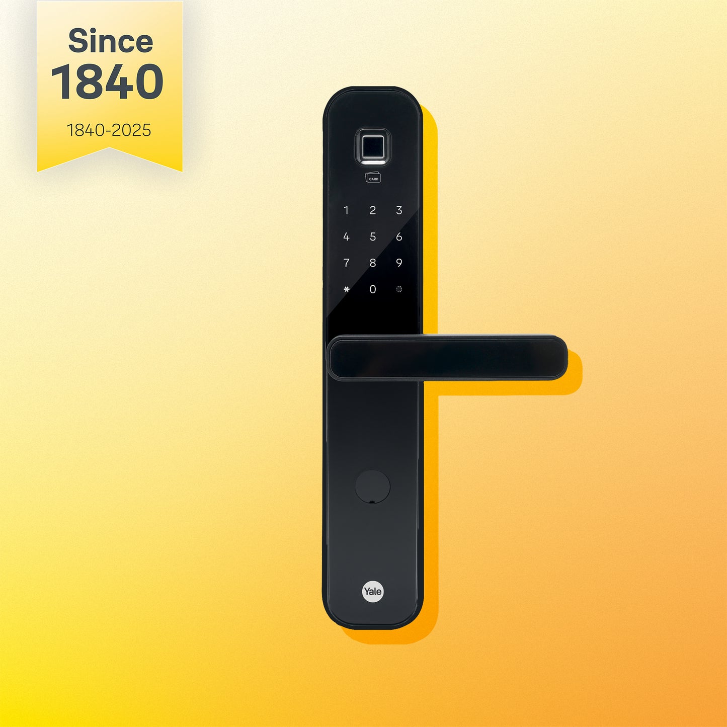 Yale YDM7220A Smart Lock with Fingerprint, PIN, RFID and Manual Key (Bluetooth Module and Wifi Bridge Included)