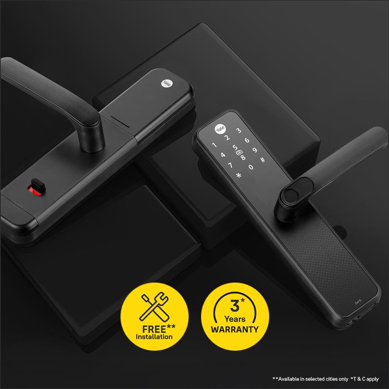 Yale Zuri smart lock with 3 years warranty