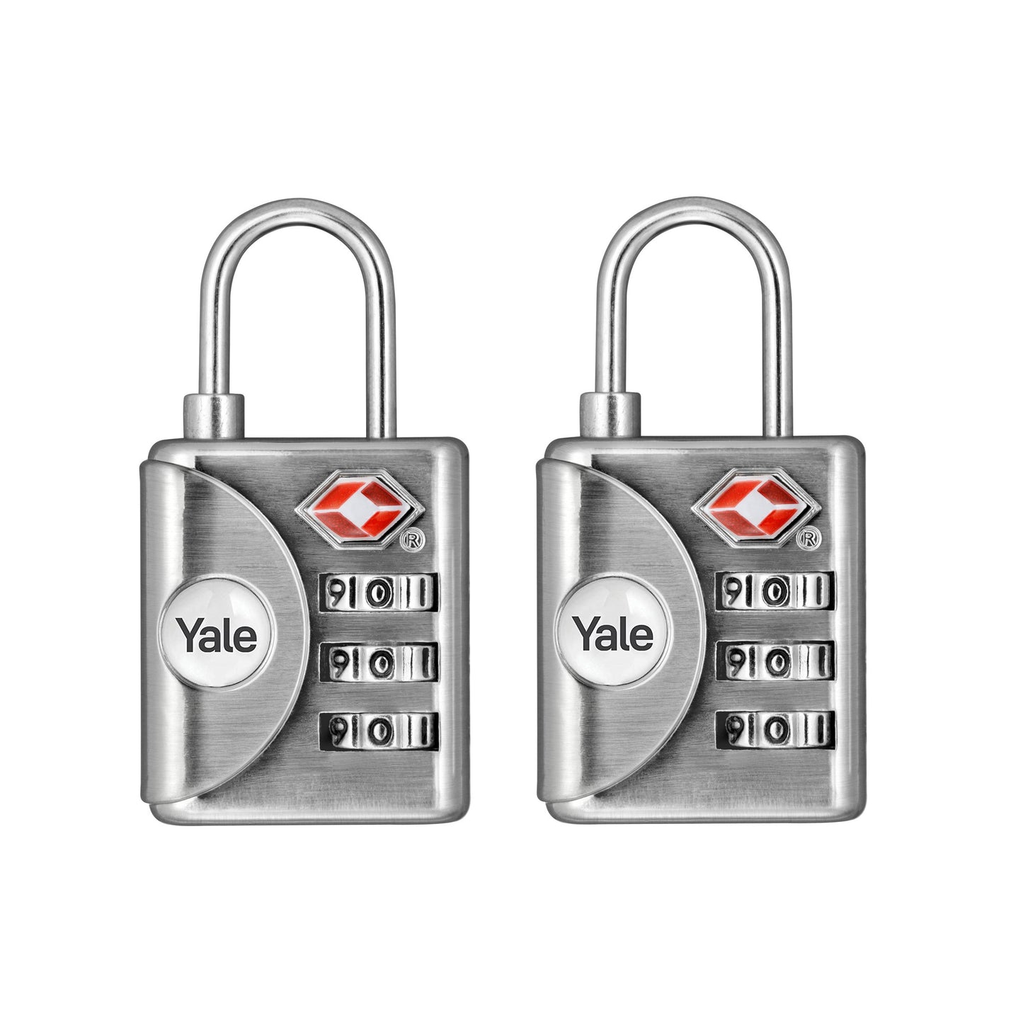 YTP1/32/119/1 Travel Sentry Approved (TSA) Travel Padlock with inspection Indicator (Pack 2)