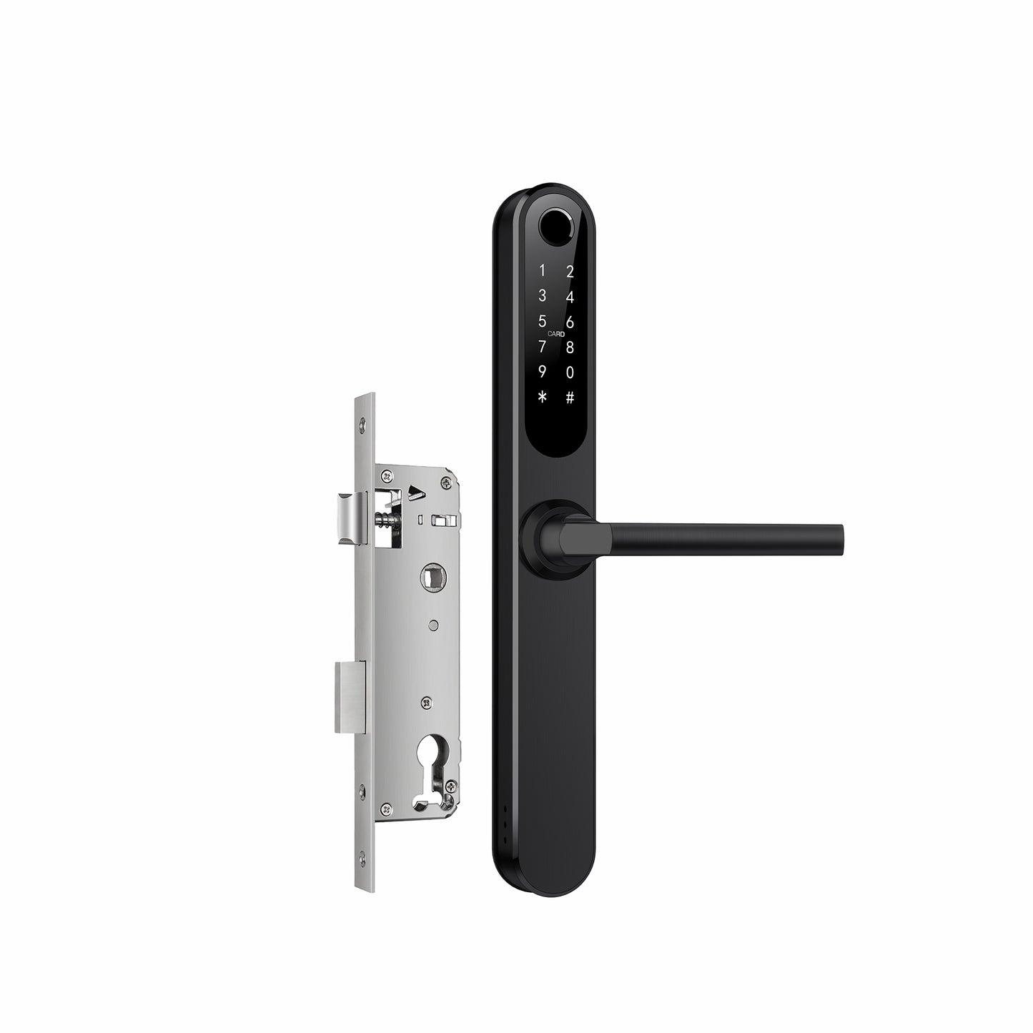 Yale YDAL-OD-BL Aluminium Profile Doors & Windows Lock Suitable for Opening Door (Black)