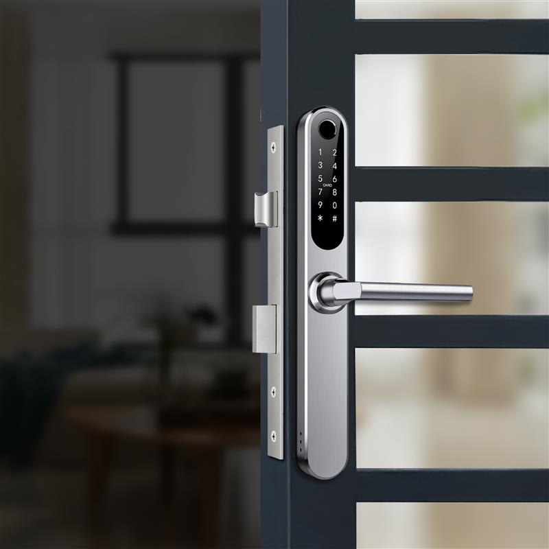 Yale YDAL-OD-SL Aluminium Profile Doors & Windows Digital Lock Suitable for Opening Door (Silver)