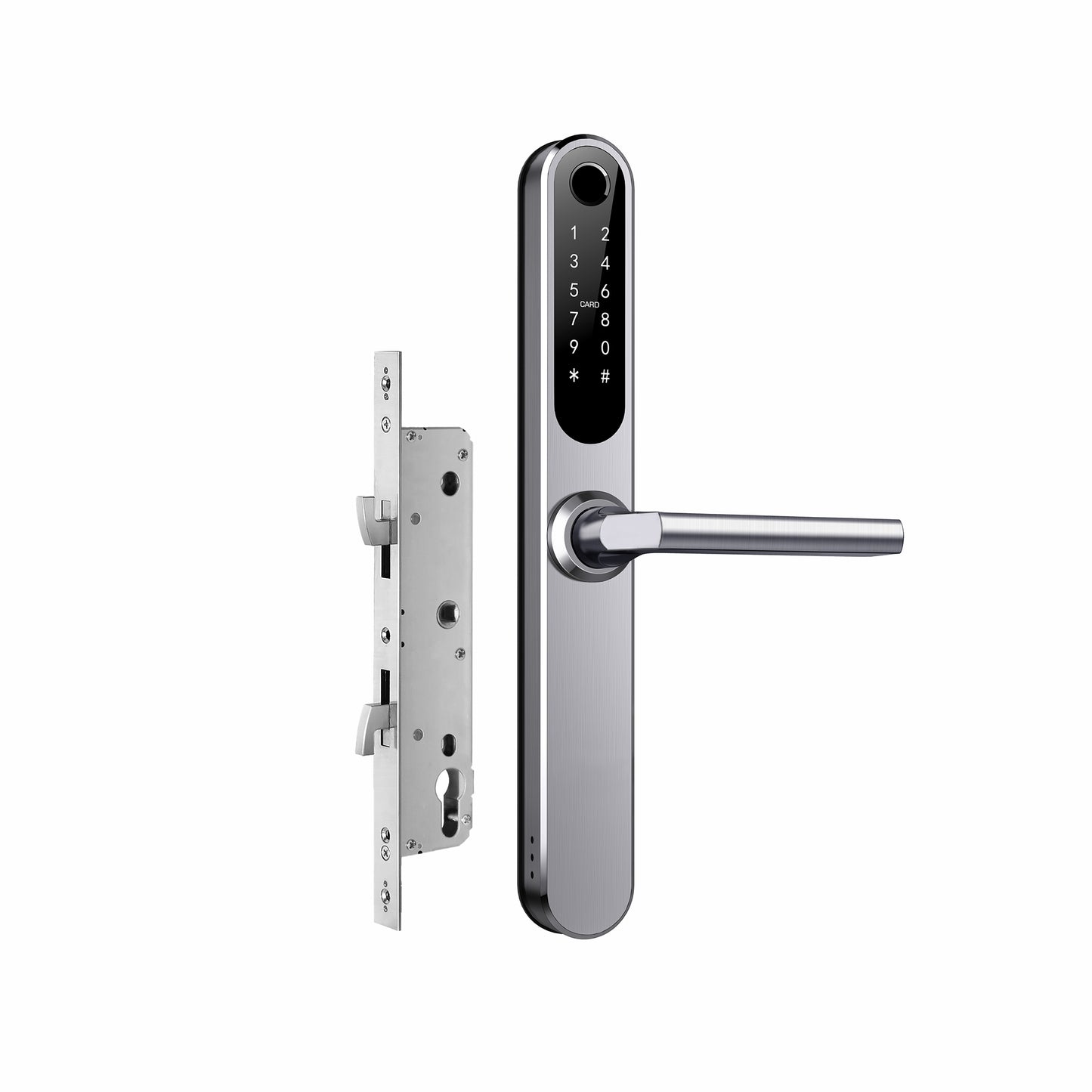 Yale YDAL-SD-SL Aluminium Profile Doors & Windows Lock Suitable for Sliding Door (Silver)