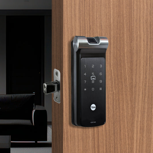 YDD 724A Series, Biometric Smart Lock with 4-in-one access, Deadbolt RIM Lock