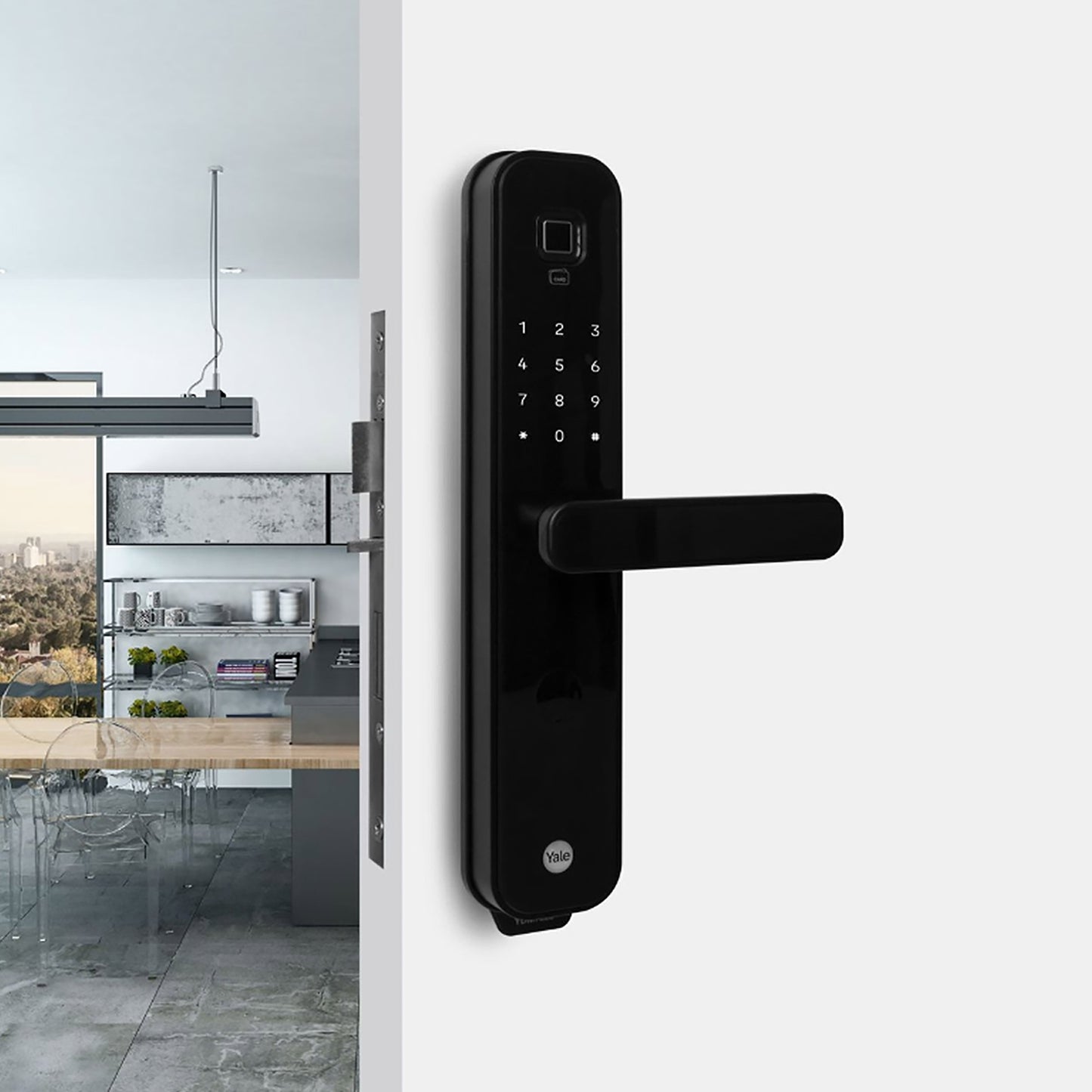 Yale YDM7220A Biosecure Smart Lock with Fingerprint, PIN, RFID and Manual Key