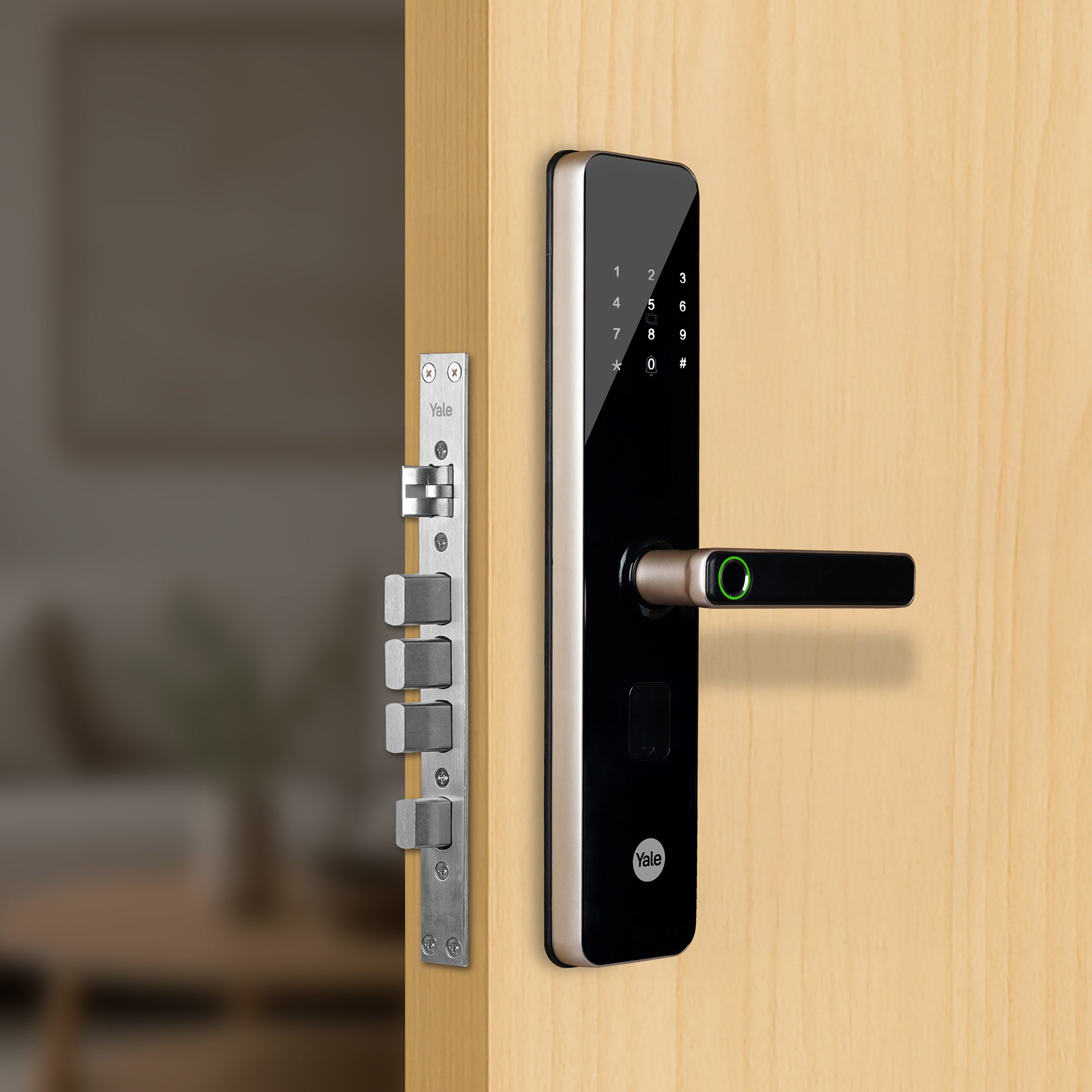 YDME 200 NxT Digital Lock with fingerprint, PIN, Manual Keys, RFID