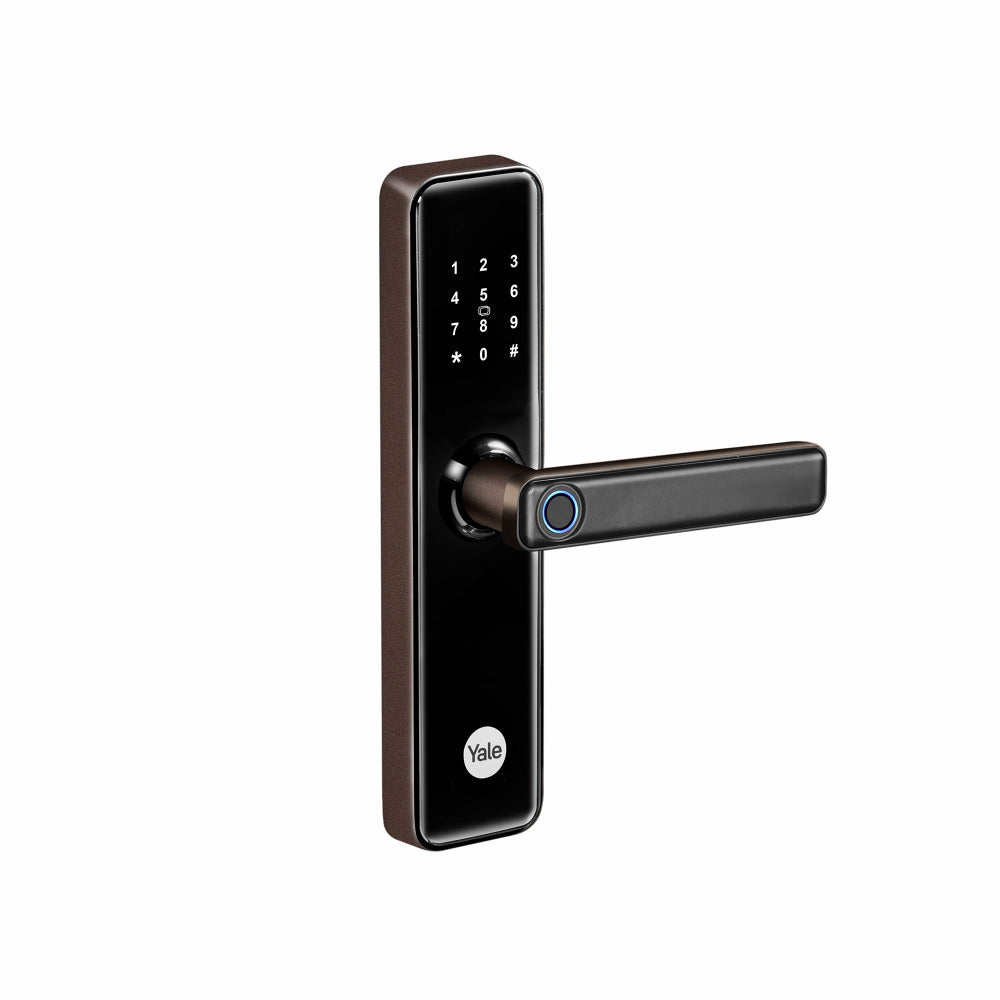 YDME 50NxT (Brown) Smart Lock, Fingerprint, PIN, RFID, Manual Key ...