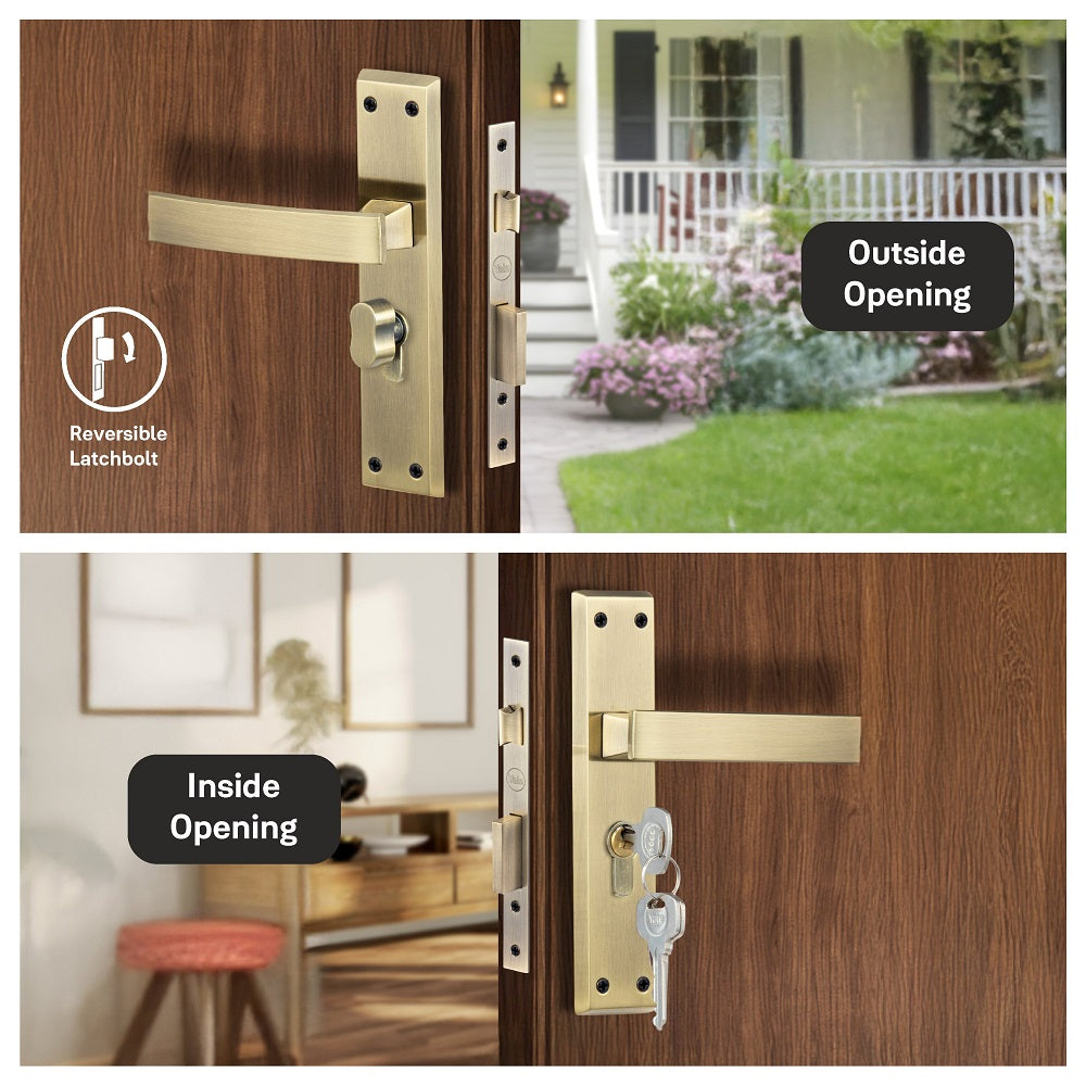 YECM Mortise Combo Door Handle and Lock Set