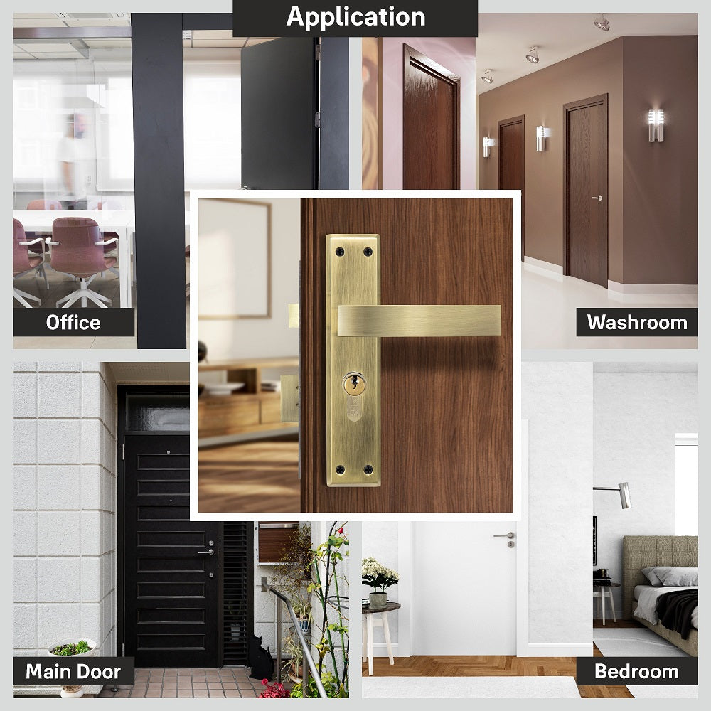 YECM Mortise Combo Door Handle and Lock Set