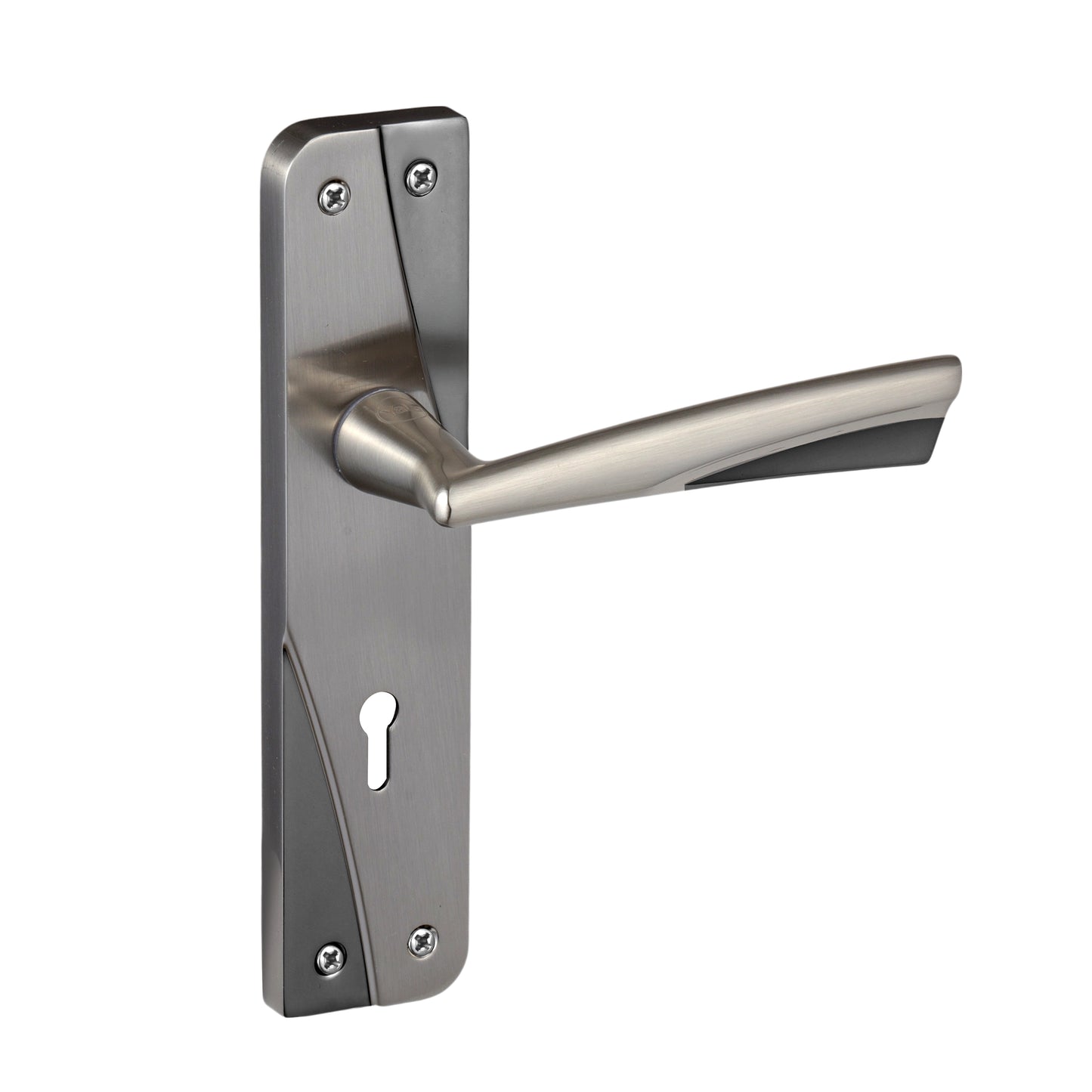 YECM-432-6L-SS Key-in-Lever Handle set with key-in lever double strike lockbody Satin Steel