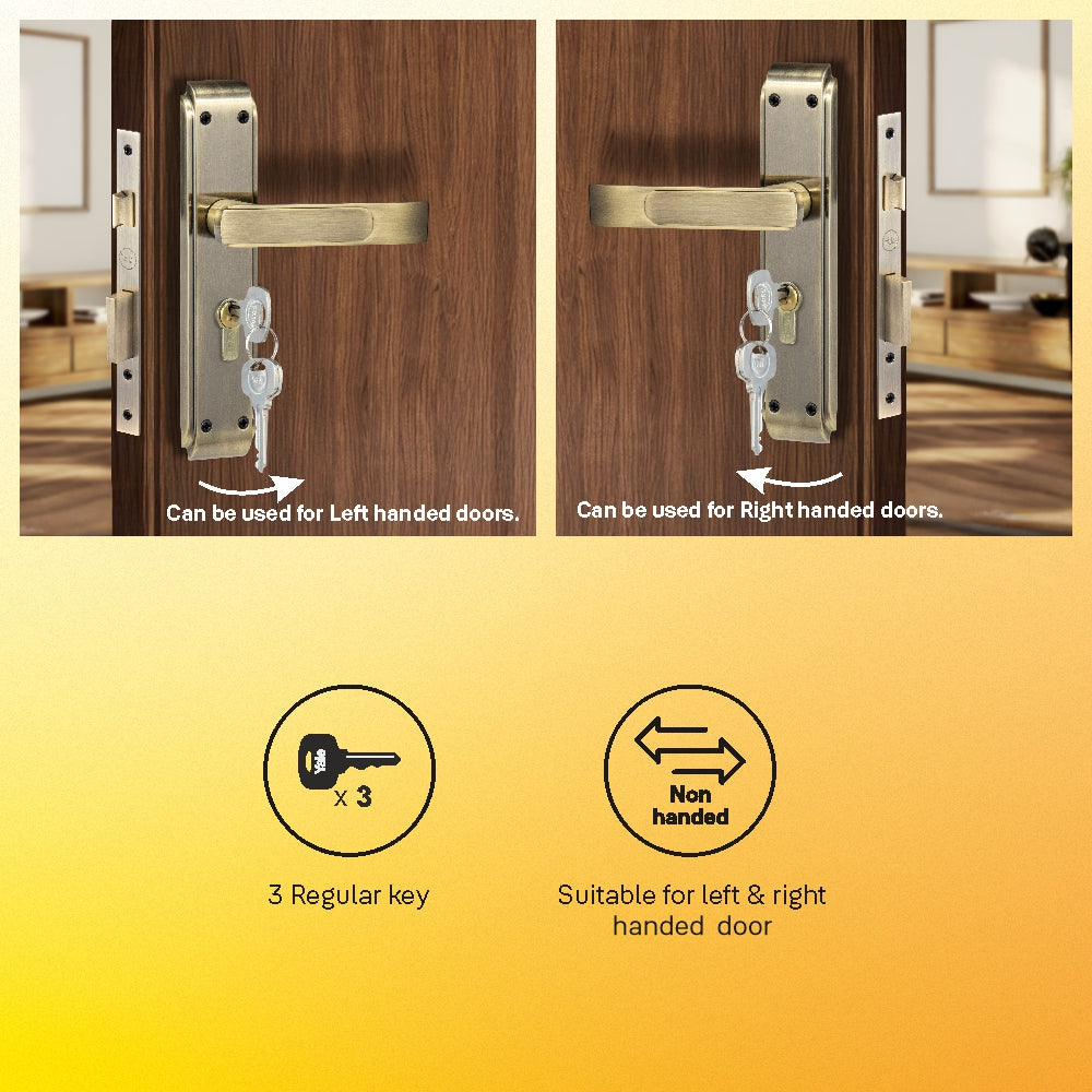Yale YECM Mortise combo lockset with handle