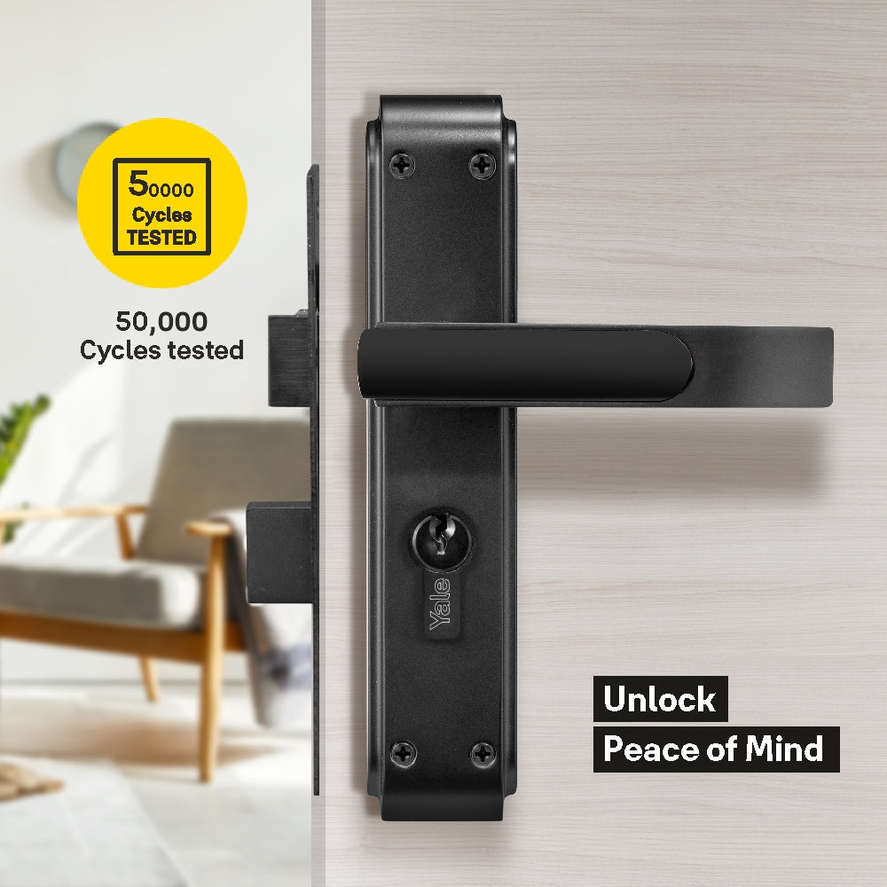 Yale YECM mortise comboset with lock and handle
