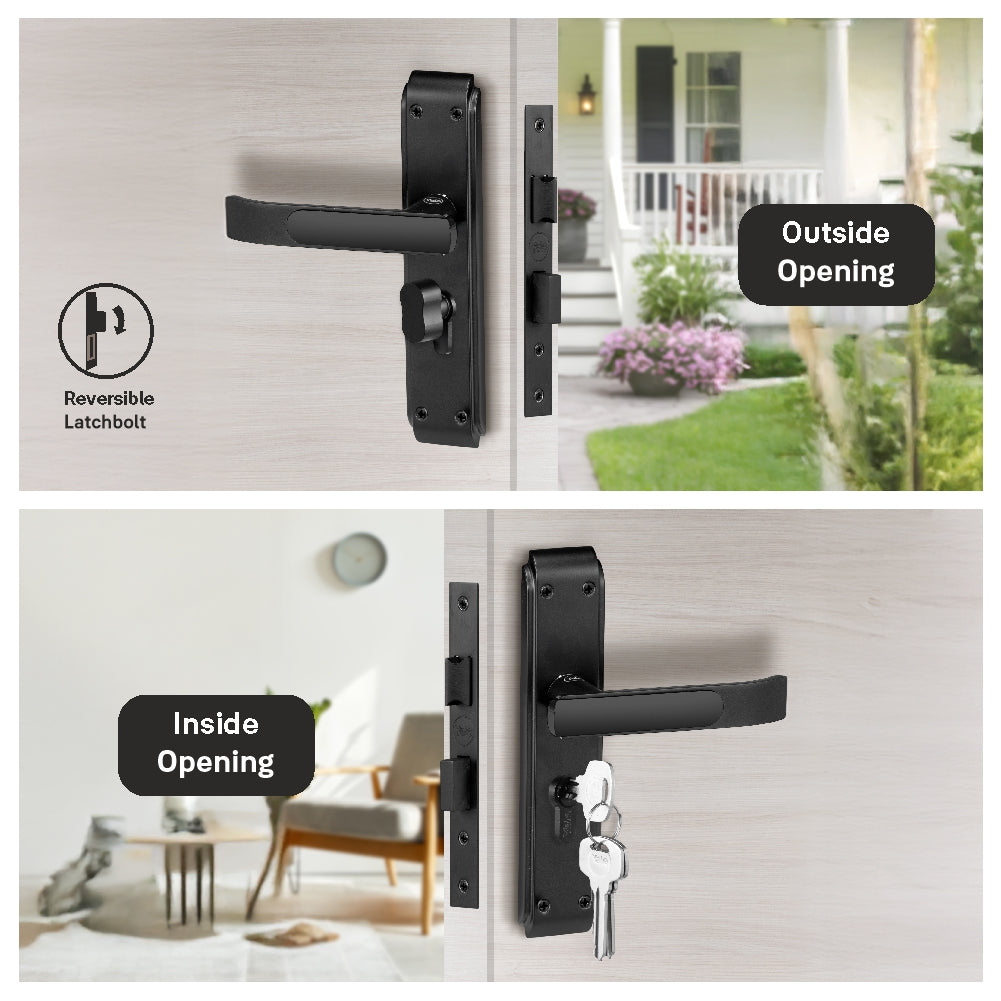 Yale YECM mortise comboset with lock and handle