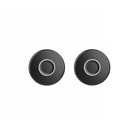 Yale YLDRPSL Biometric Smart Premium Sliding Wardrobe Lock (Black) Pack of 2