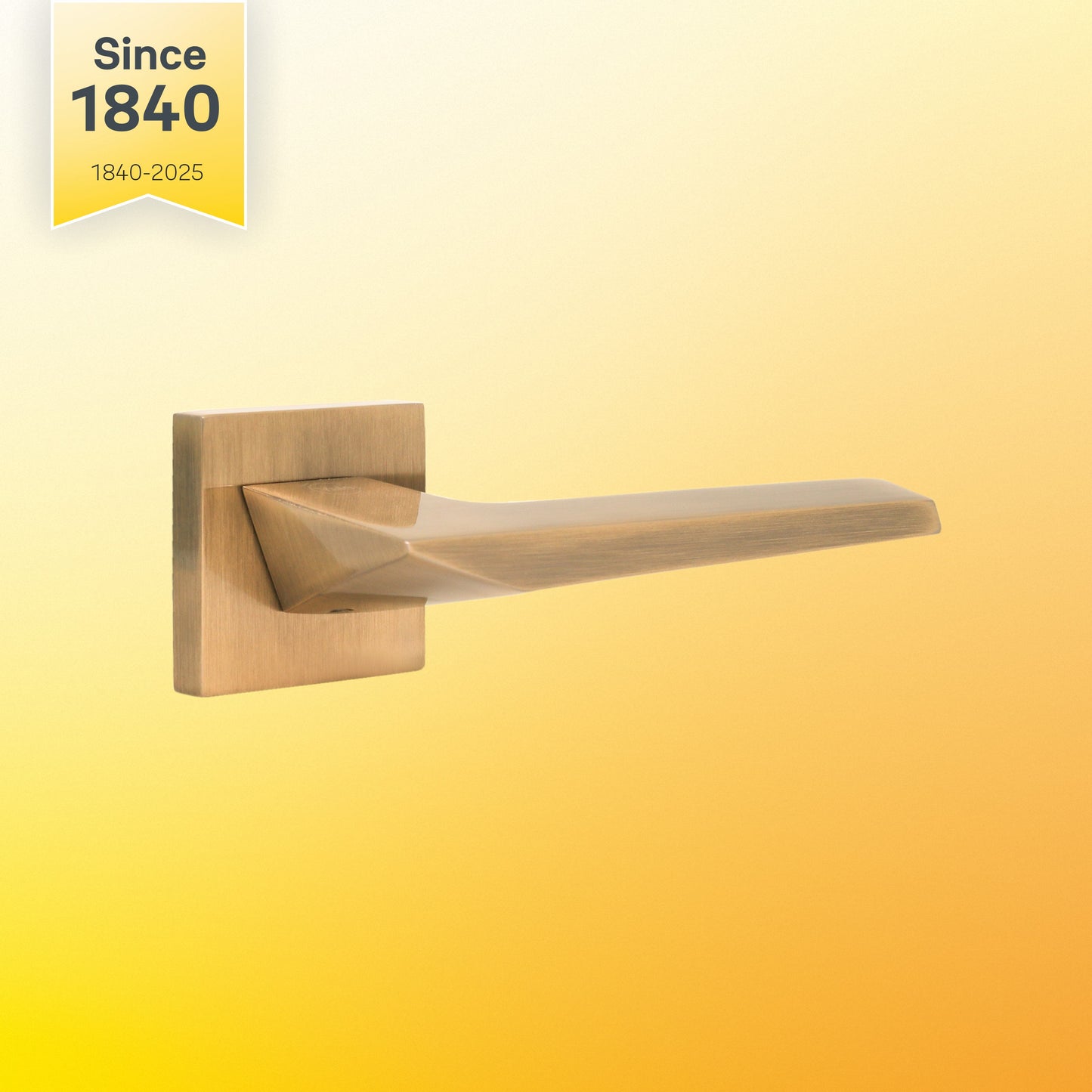 YPBL-810-AB Solid Brass Premium Lever Handle Antique Brass