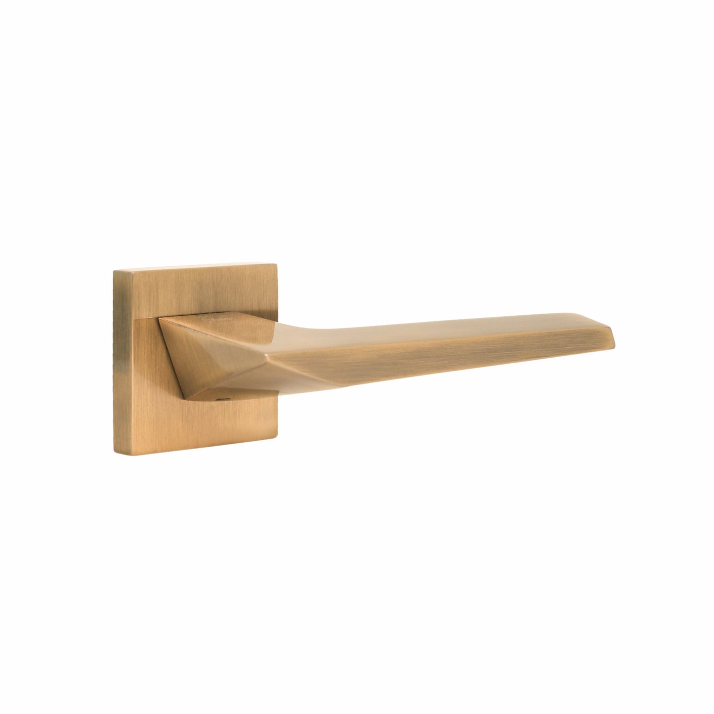 YPBL-810-AB Solid Brass Premium Lever Handle Antique Brass