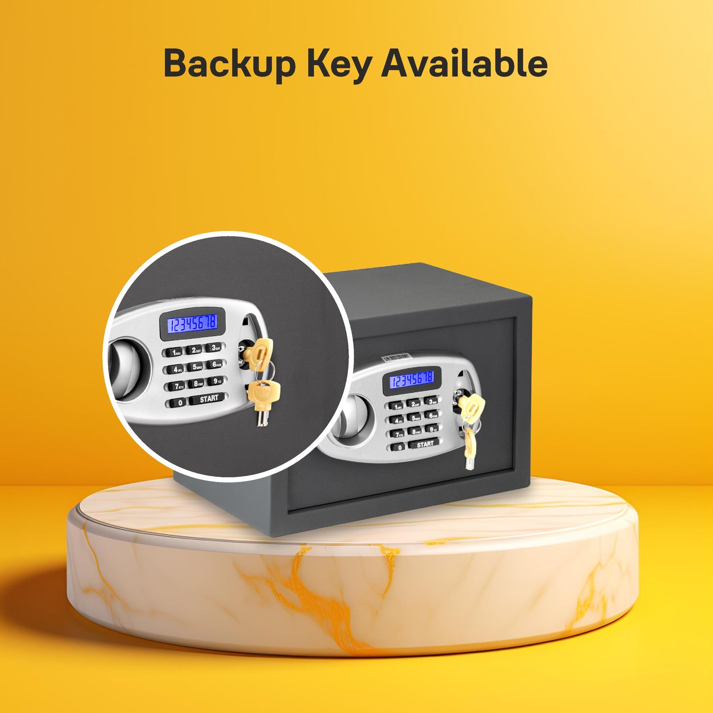 YSS/200/GR  Small Security Safe locker with Pincode Access- Grey