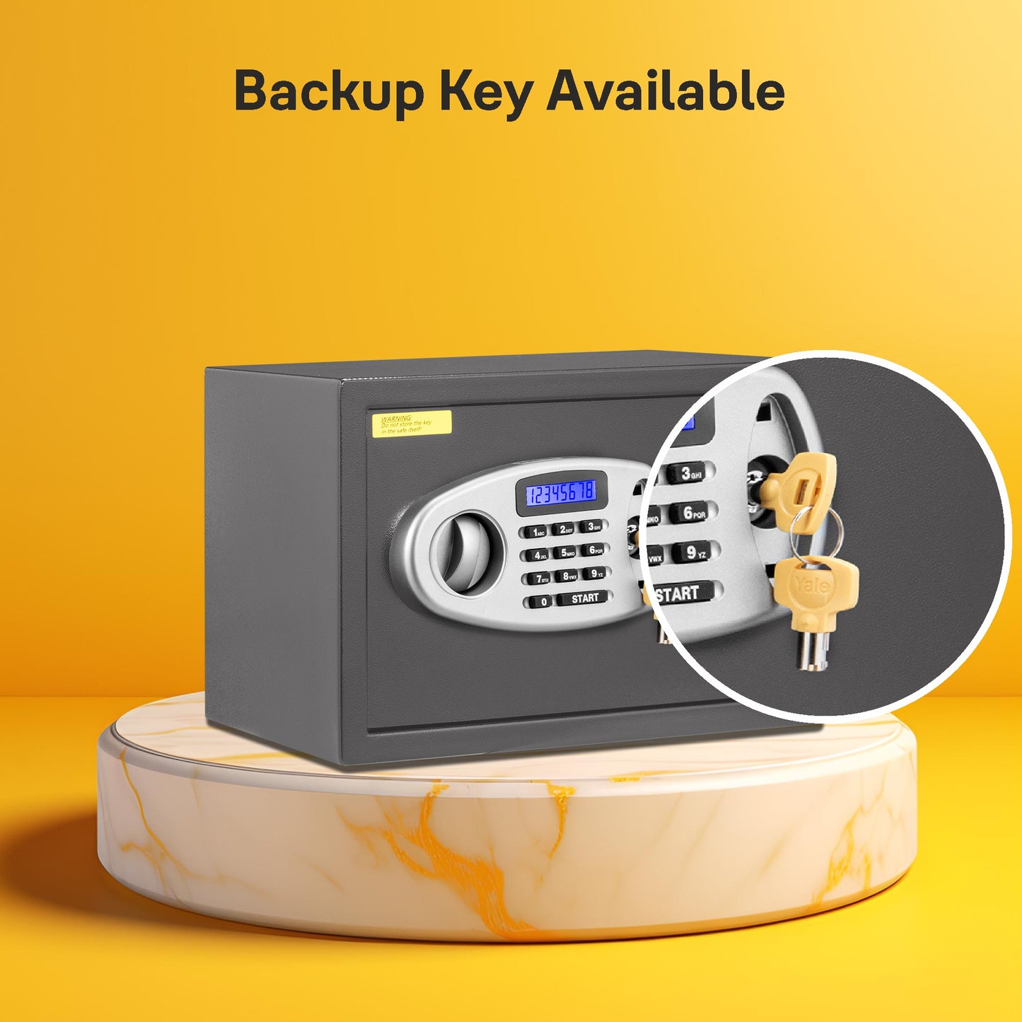 YSS/250/GR  Home Security Safe lockers with Pincode Access- Grey