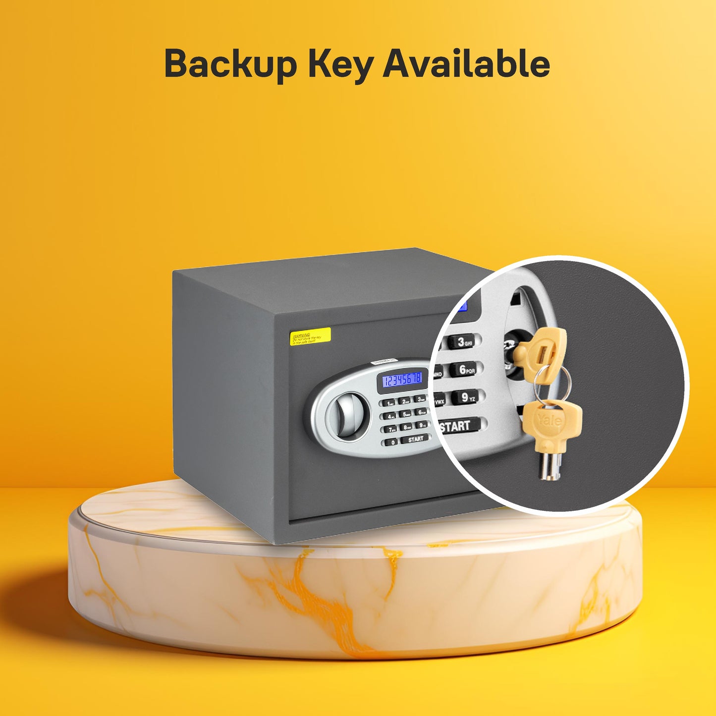 YSS/250/GR  Home Security Safe lockers with Pincode Access- Grey