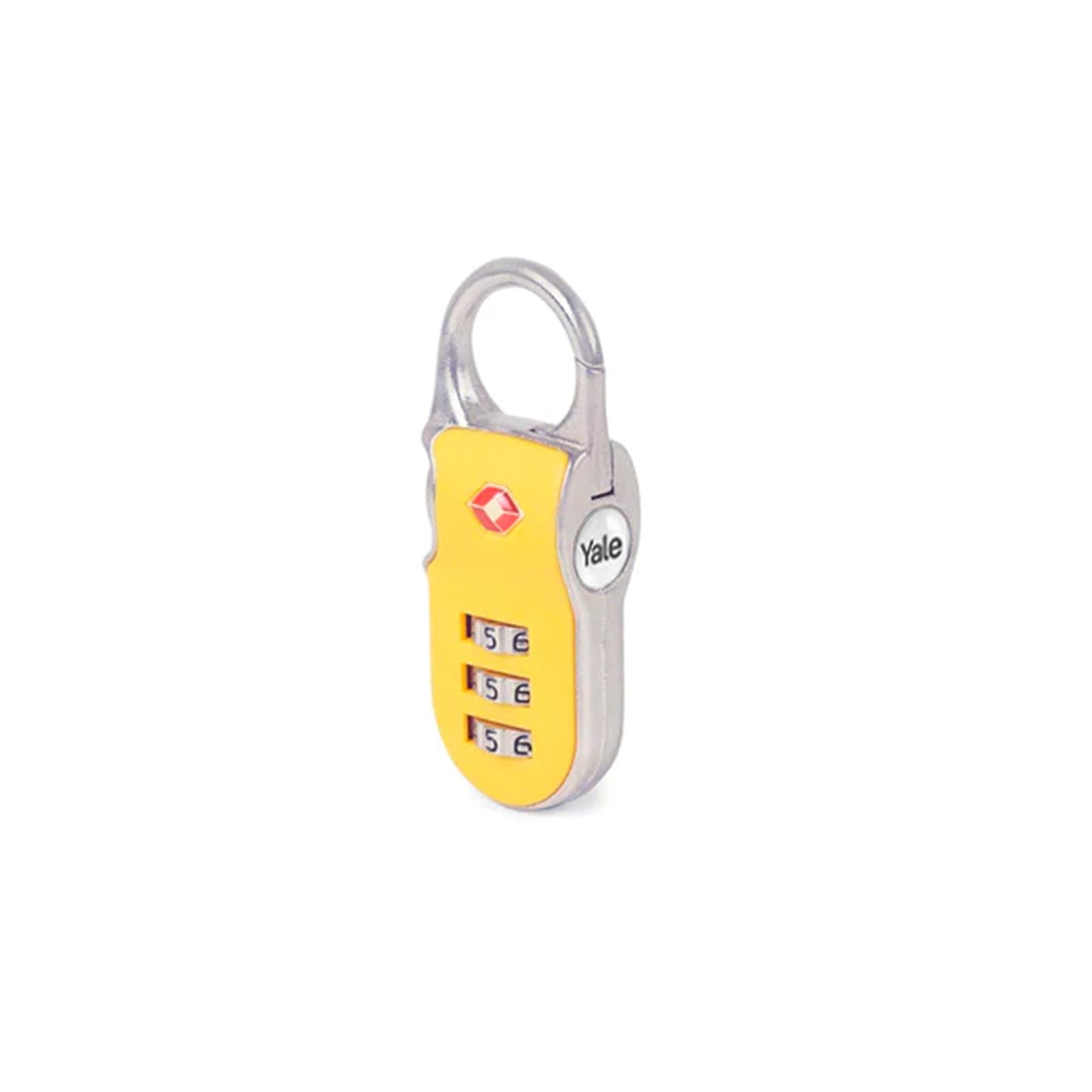 Yale YTP2/26/16/1Y TSA (Travel Sentry Approved) Series, Combination Lock, Clip-on shackle, Yellow