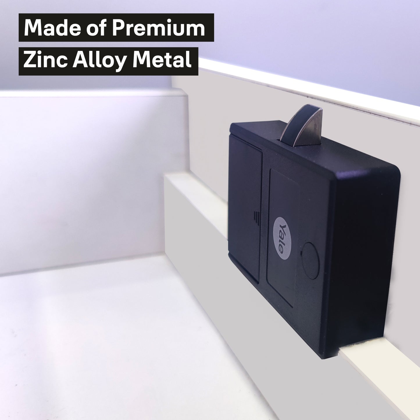 Yale YWLOL Wardrobe Lock - (Black)