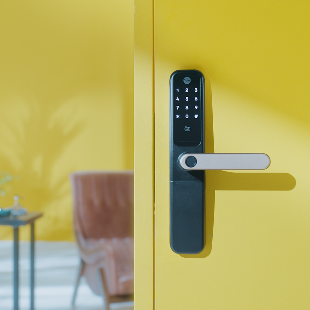 Unlocking Pin Code On Lock ByYou Mortise Smart Door Lock with 5 Way Unlocking Fingerprints, In-bu ...