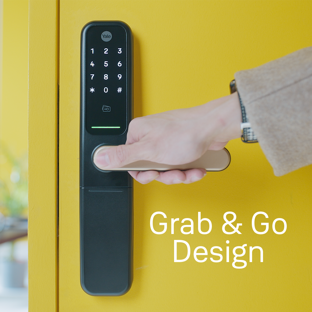 Unlocking Pin Code On Lock ByYou Mortise Smart Door Lock with 5 Way Unlocking Fingerprints, In-bu ...