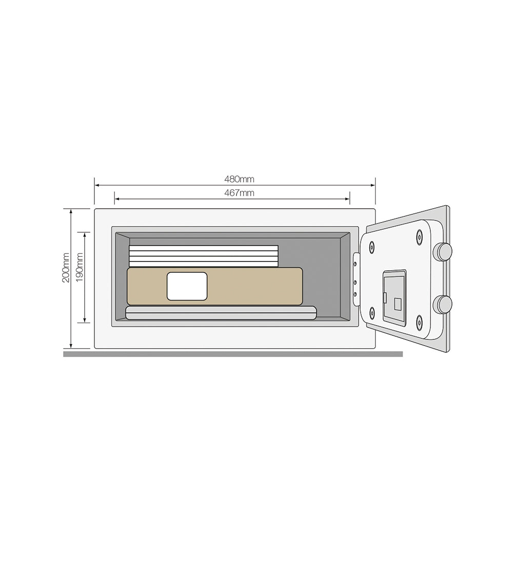 Yale Maximum Security Laptop Safe Locker 