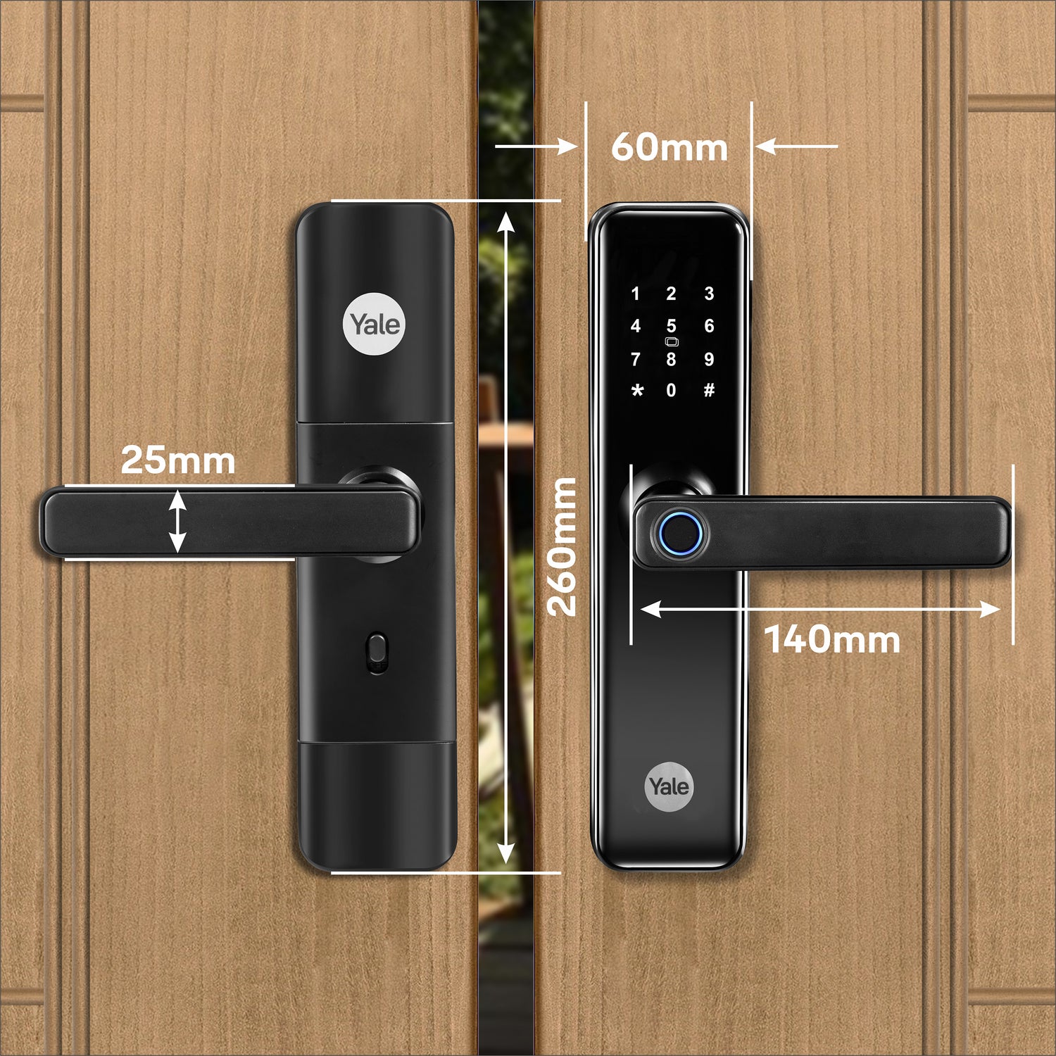 Yale YDME 50NXT Digital fingerprint lock for home