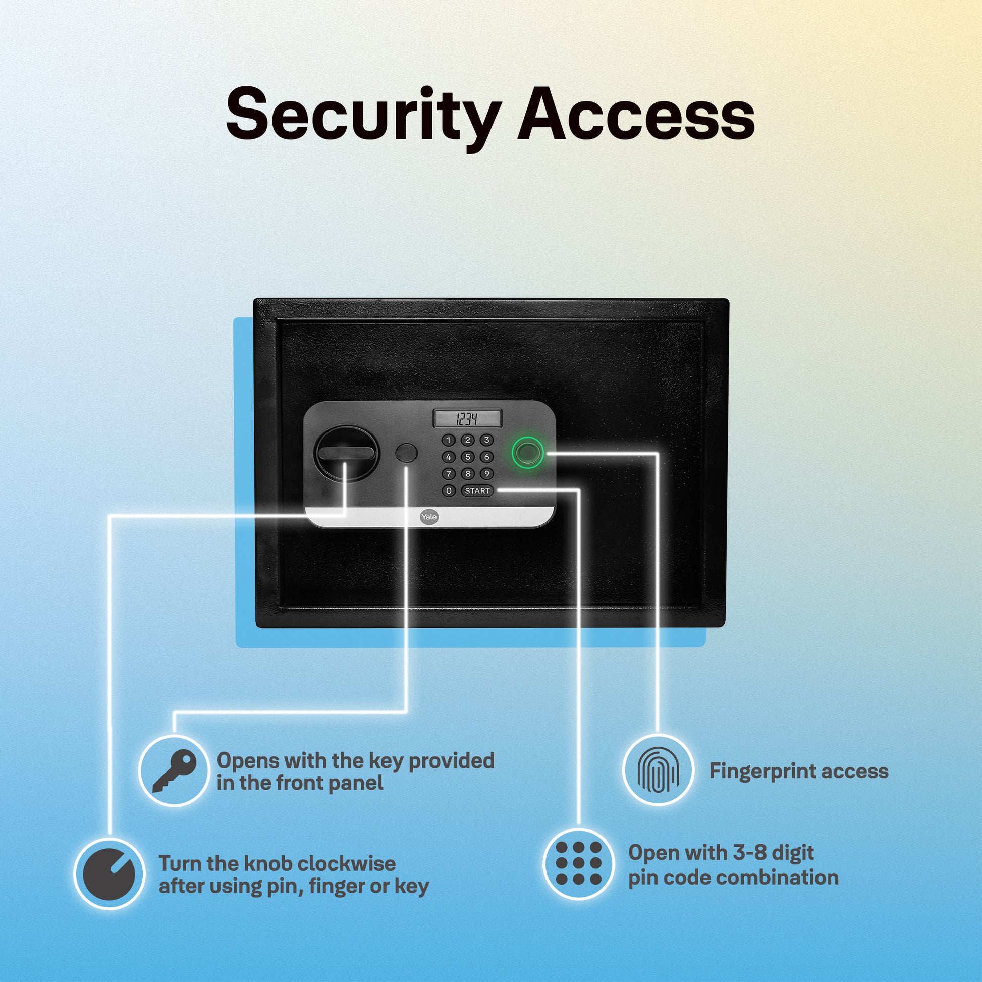 Stellar fingerprint Locker security access