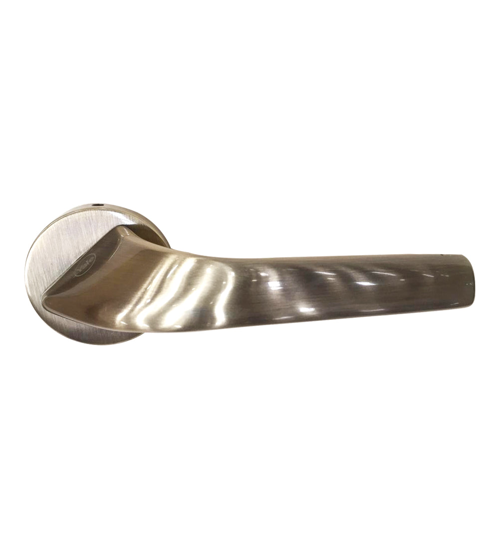 YPBL-802-SS Solid Brass Lever Handle, Satin Nickel