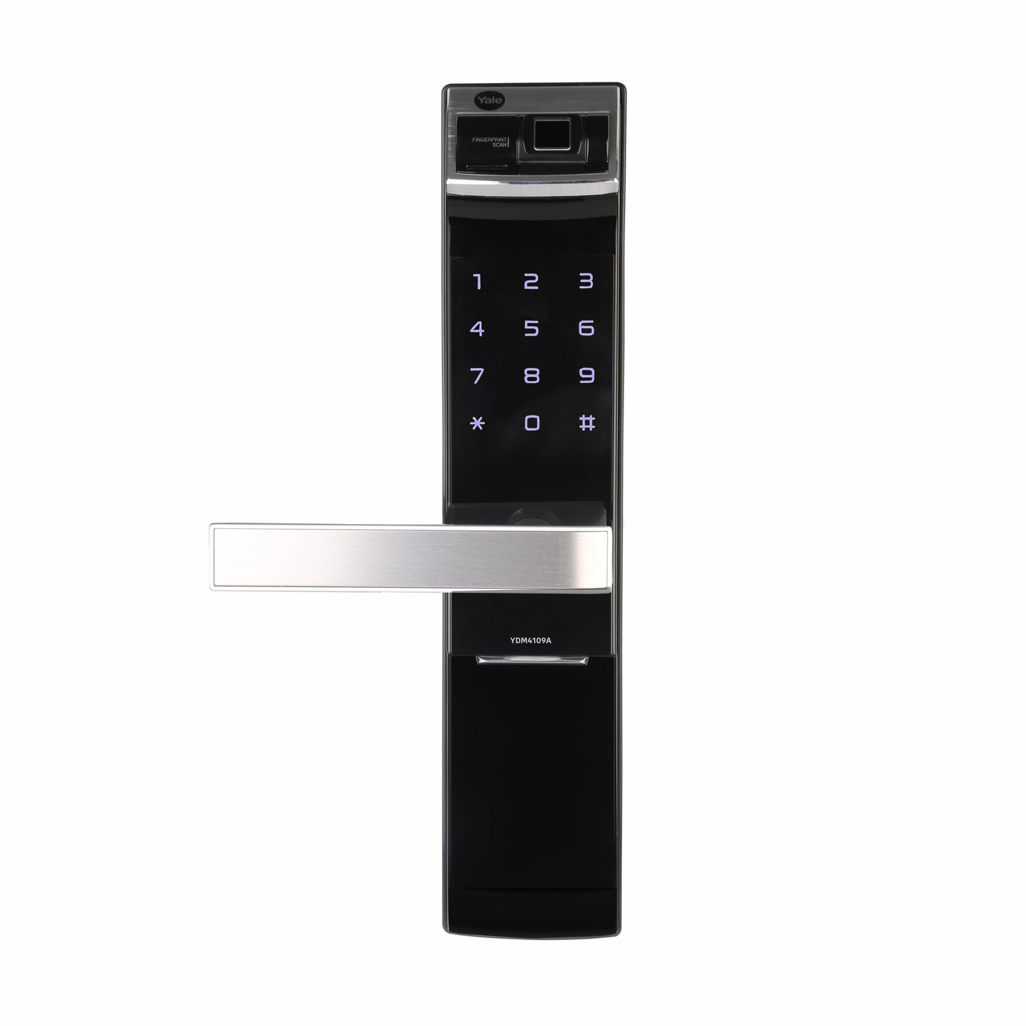 YDM 4109- A Series, Biometric Smart Lock, Black