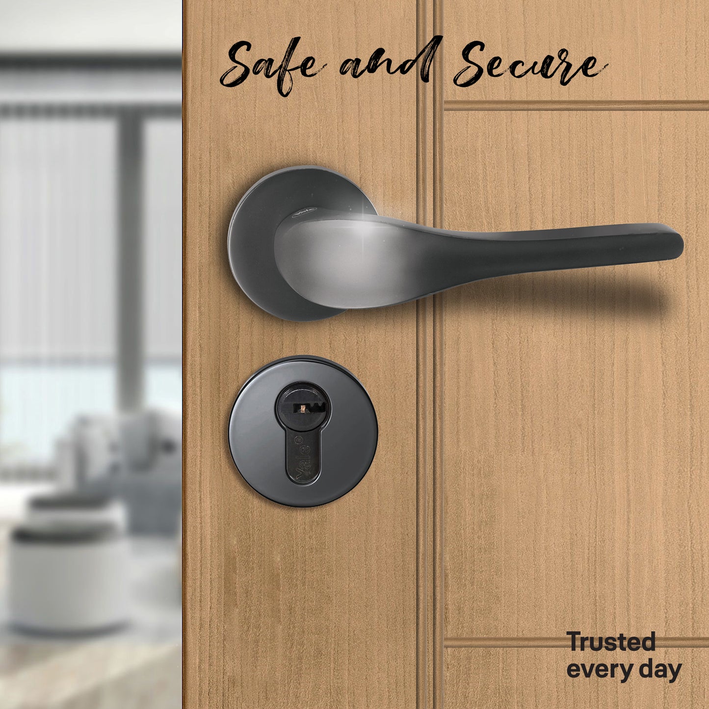 YPVL-901-BM-Yale Premium PVD Brass Lever Handle