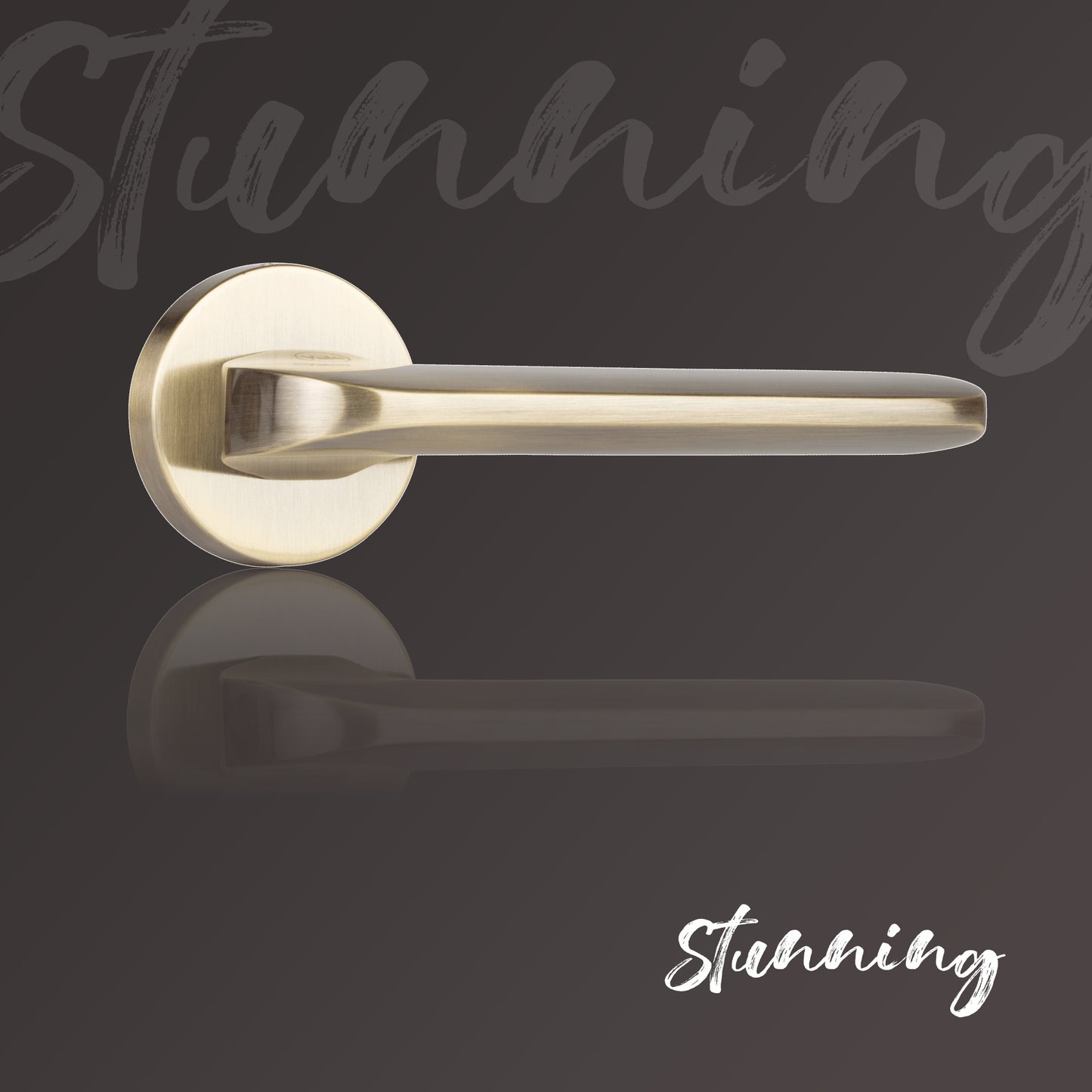 YPBL-805-Solid Brass Premium Lever Handle, Antique Brass