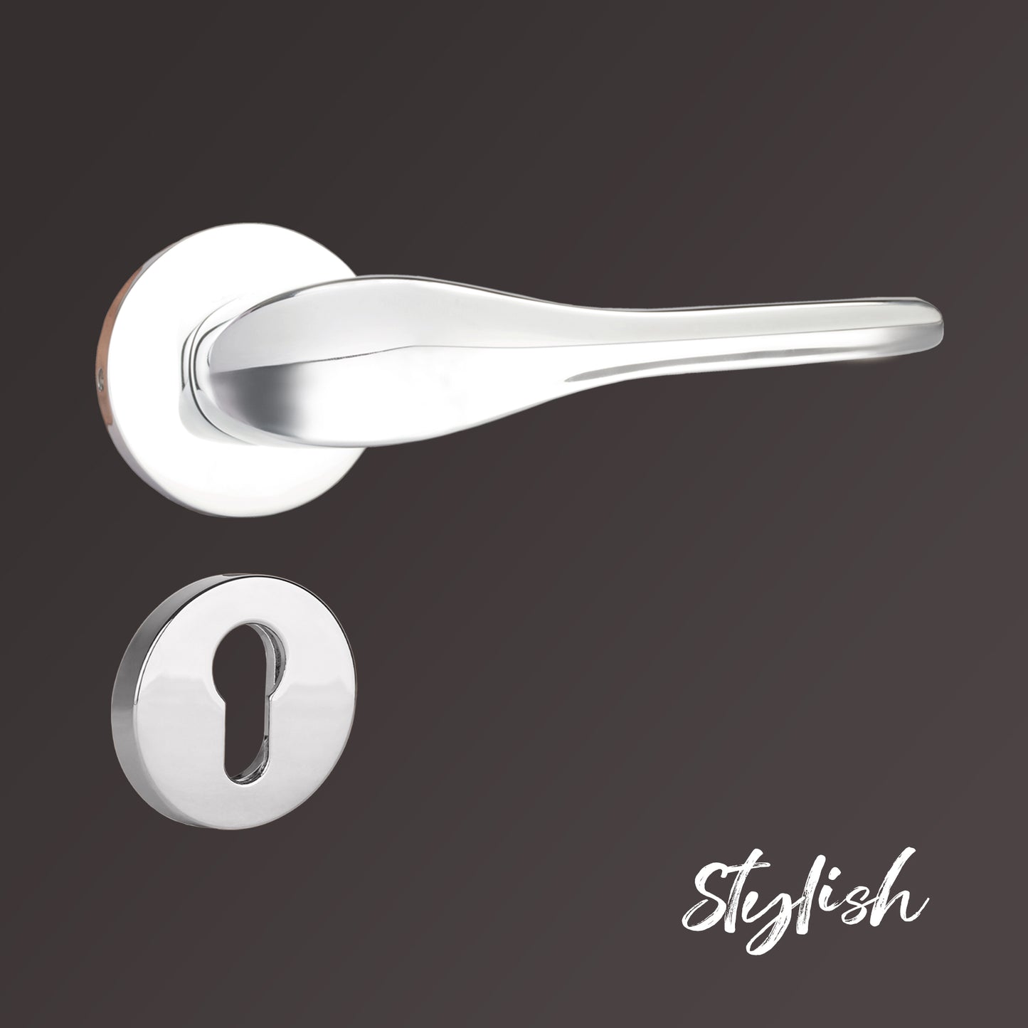 YPBL-801-CP Solid Brass Premium Lever Handle Chrome Polish