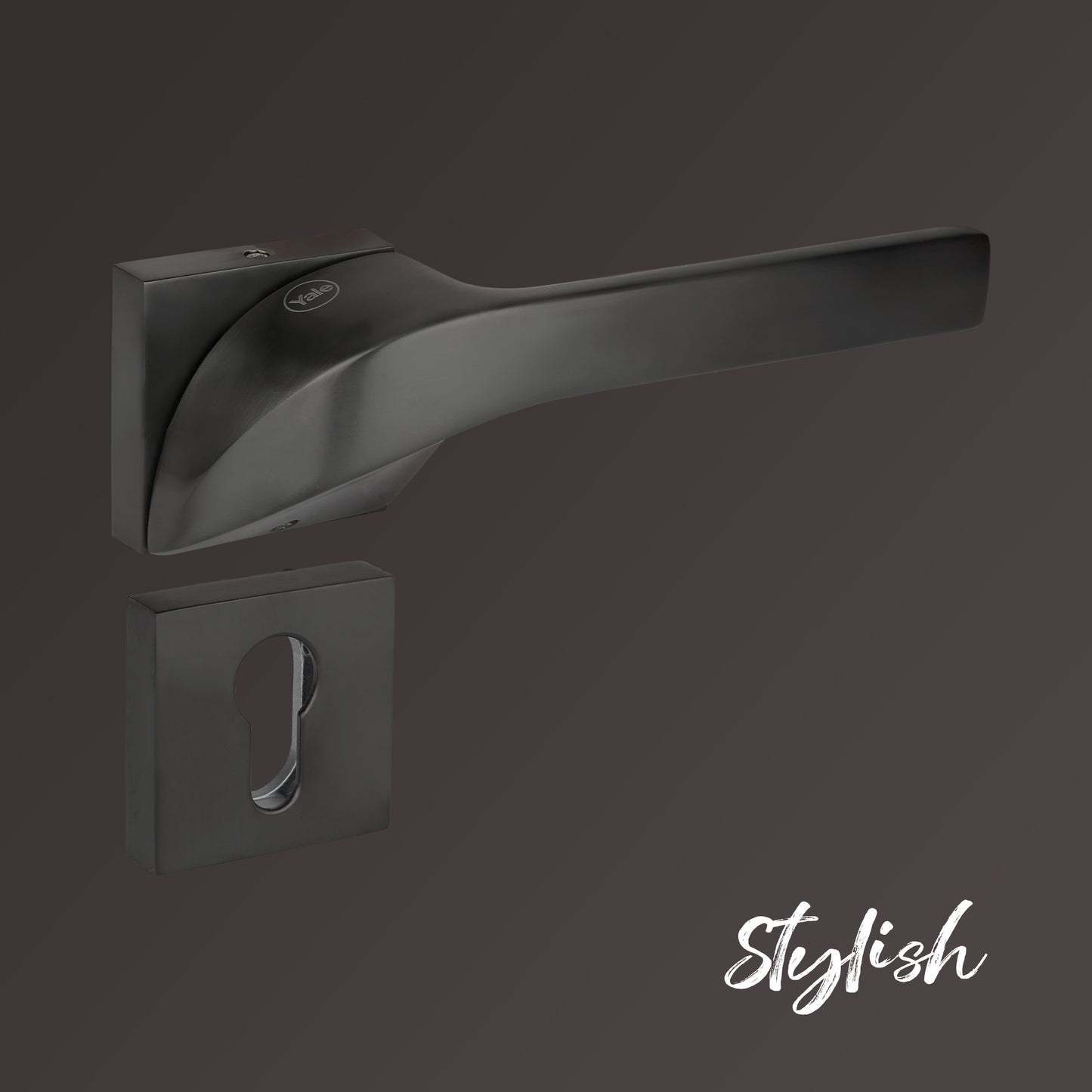 YMSL-1001-BM-Yale Marvel Series Premium PVD Handle, With Mortise Lockbody and Euro Profile Cylinder with Dimple keys