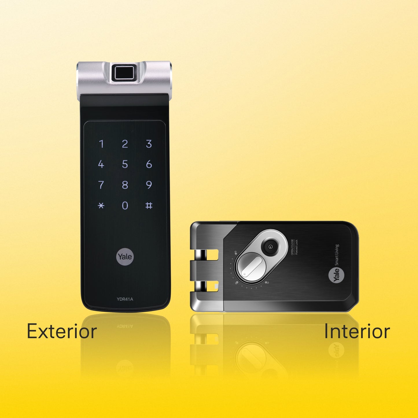 YDR 41A-  Biometric Smart Lock for Double Door/ Sliding Door