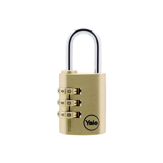 Yale Y150B/40/130/1 Brass Combination Padlock,40mm