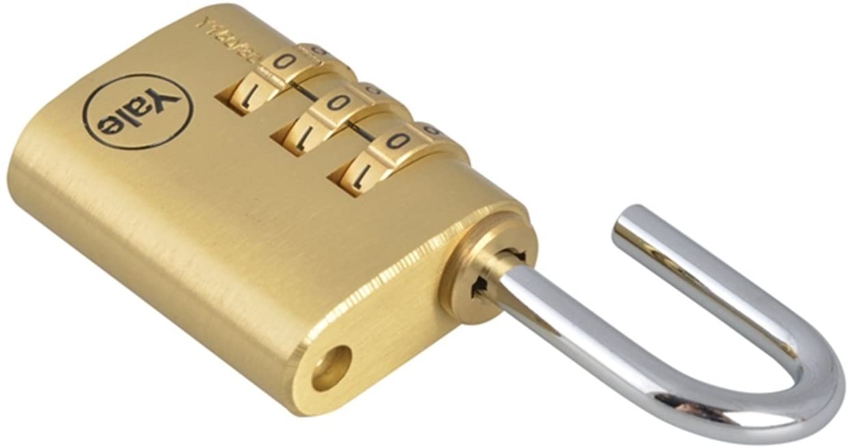 Yale Y150B/40/130/1 Brass Combination Padlock,40mm