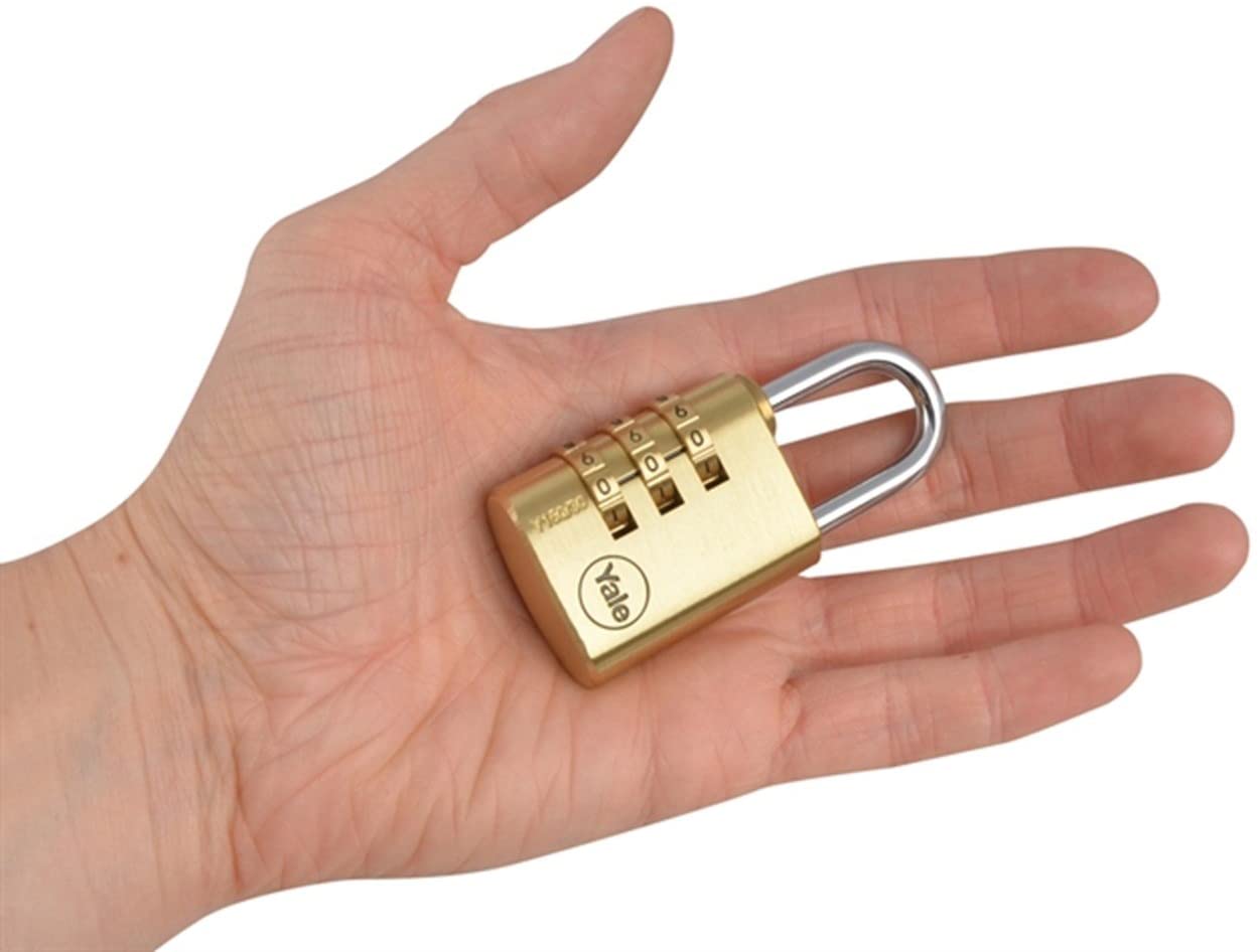 Yale Y150B/40/130/1 Brass Combination Padlock,40mm