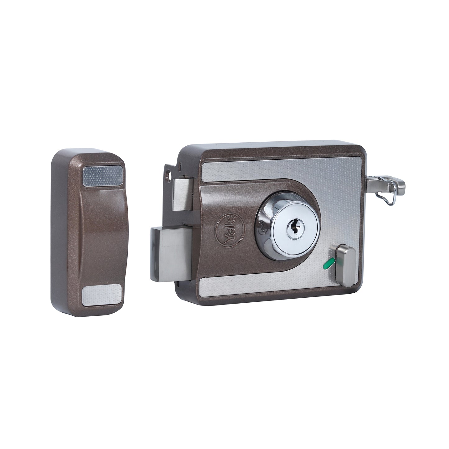 CBS-Cinco Stark Series Premium Rim Main Door Lock, Both Side Keys, Brown