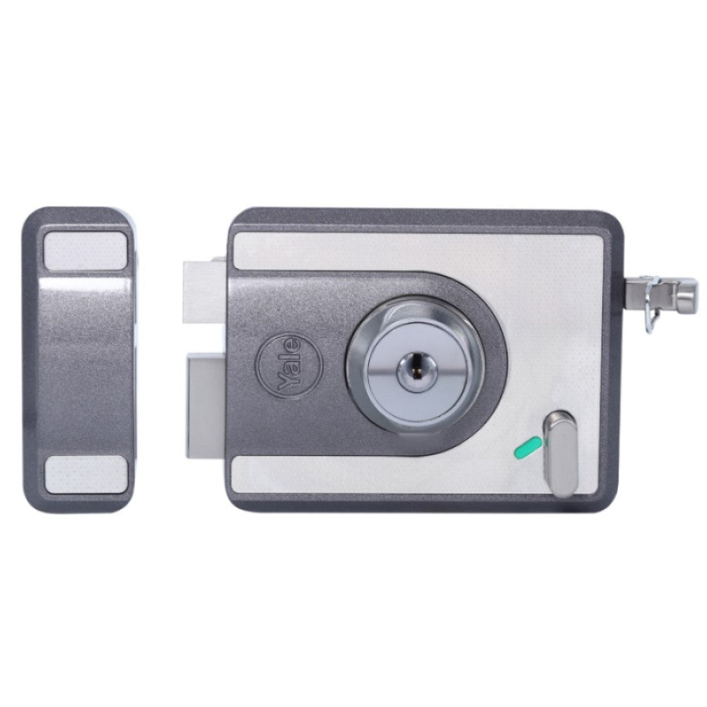CBS-Cinco Stark Series Premium Rim Main Door Lock, Both Side Keys, Grey