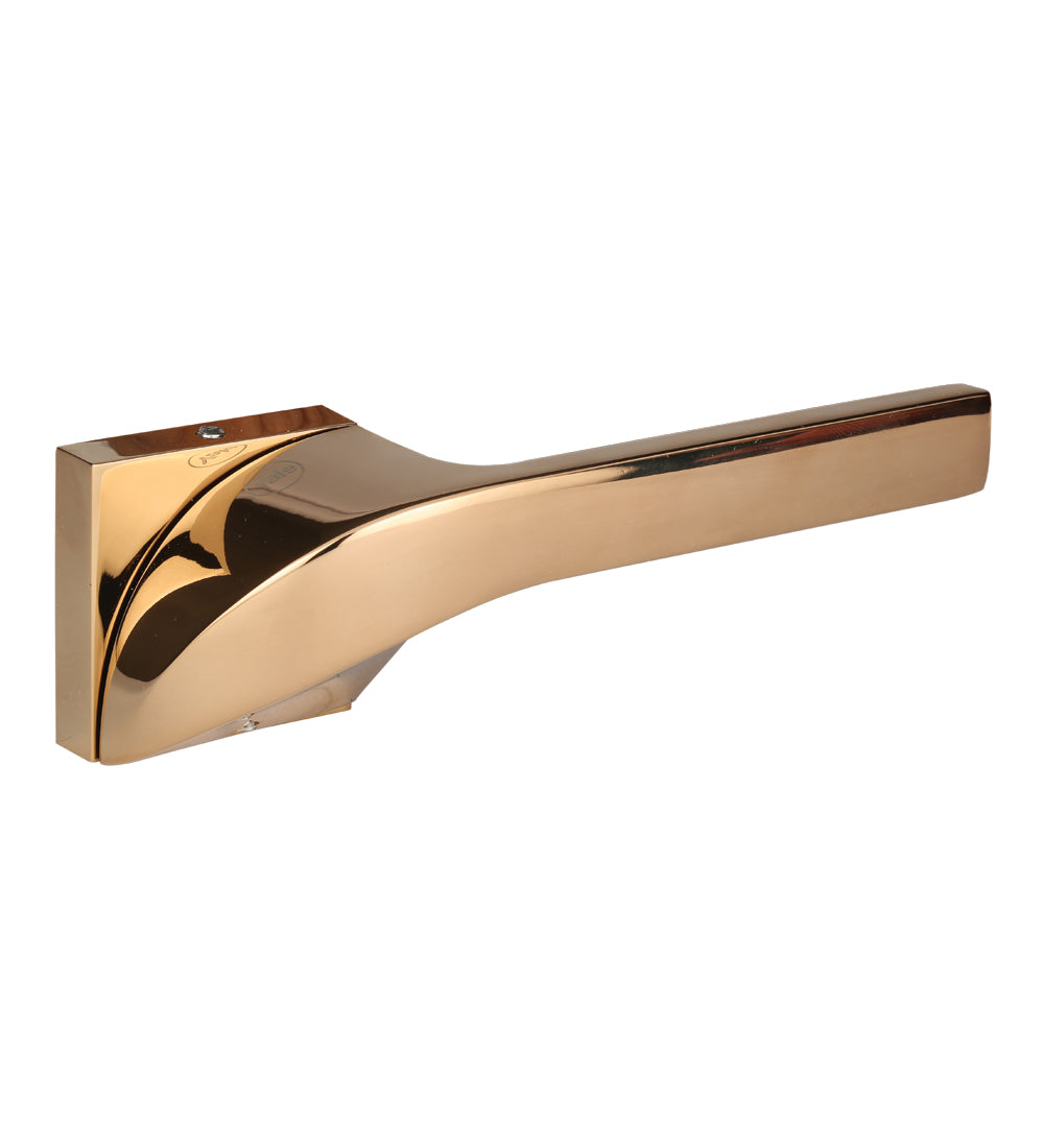 YMSL-1001-RG -Marvel Series Premium PVD Handle with Mortise Lock Body and Euro Profile Cylinder with dimple keys