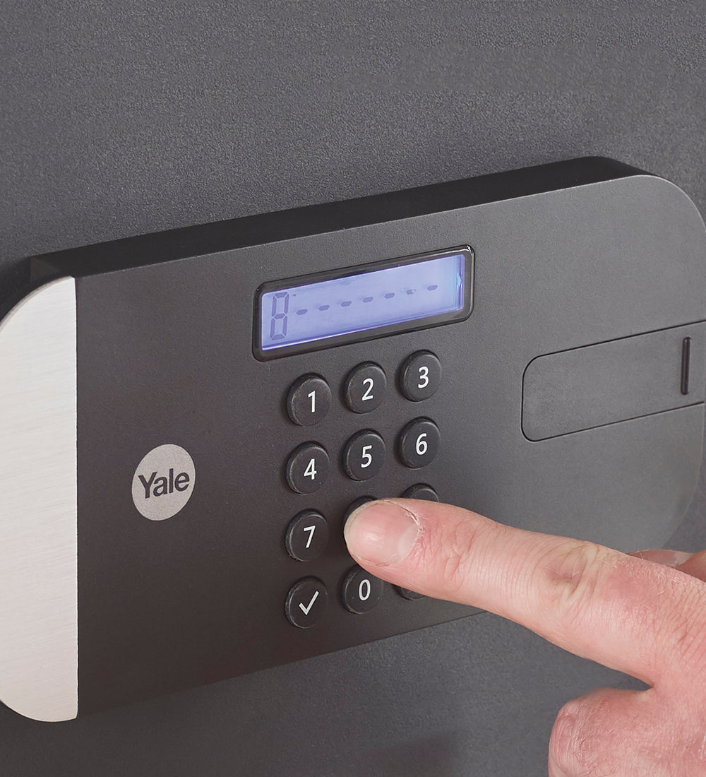 Key Safe Pin Code YLEM/200/EG1 Maximum Security Laptop Digital Safe, PIN, Black – Yale India